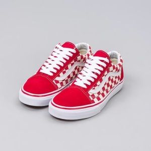 red checkered old skool